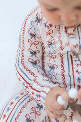 Pijama de Navidad de Bambú Candy Cane Lane - Zippy