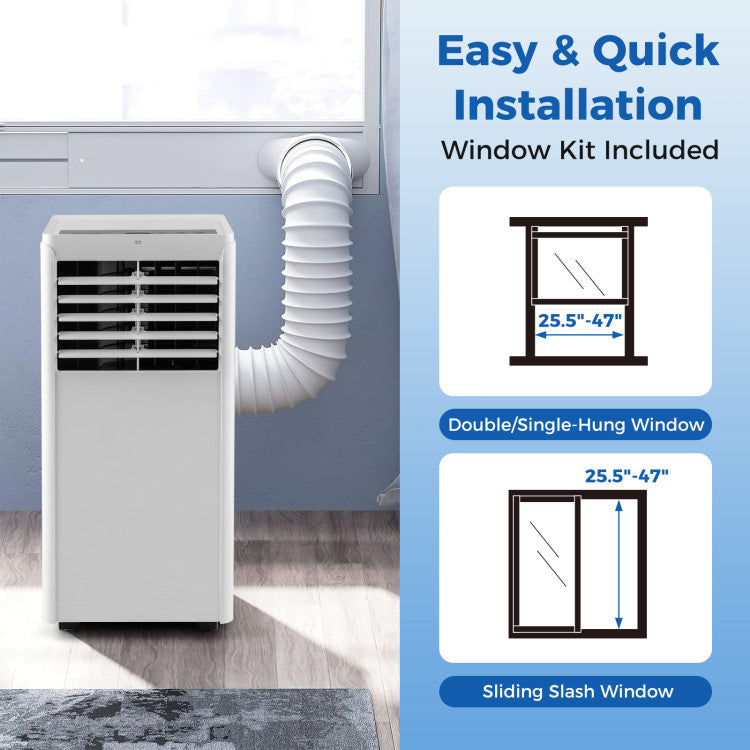 Acondicionador de aire portátil de 8000 BTU