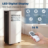 10000 BTU Portable Air Conditioner with Fan and Dehumidifier and LED Display