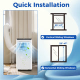 Aire Acondicionado Portátil de 10000 BTU, Unidad de CA de Pie 3 en 1 con Ventilador y Deshumidificador
