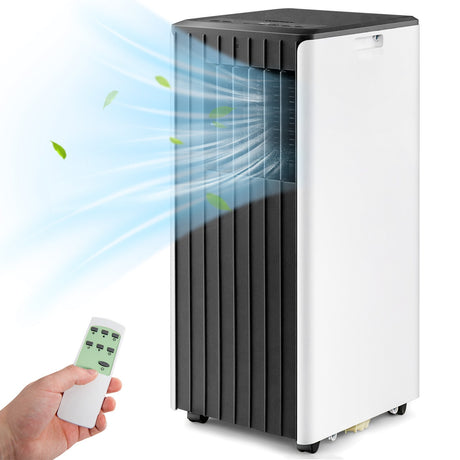 Aire acondicionado 3 en 1 de 10000 BTU con humidificador y modo de reposo inteligente