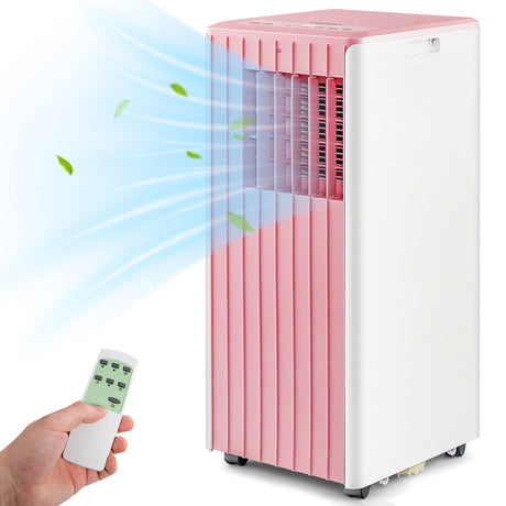 Aire acondicionado 3 en 1 de 10000 BTU con humidificador y modo de reposo inteligente