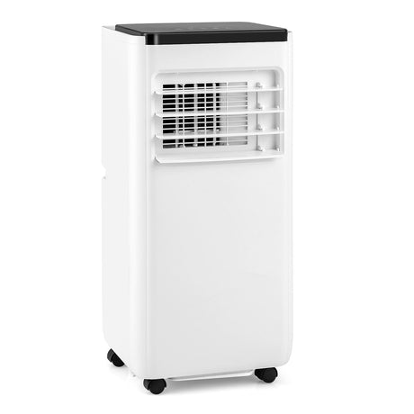 Acondicionador de aire portátil de 10000 BTU con control remoto, enfría hasta 350 pies cuadrados