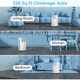 8K BTU AC with Dehumidifier & Sleep