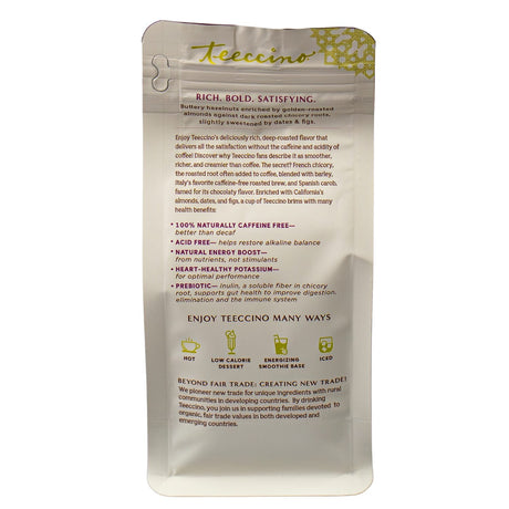 Café de hierbas de achicoria y avellana