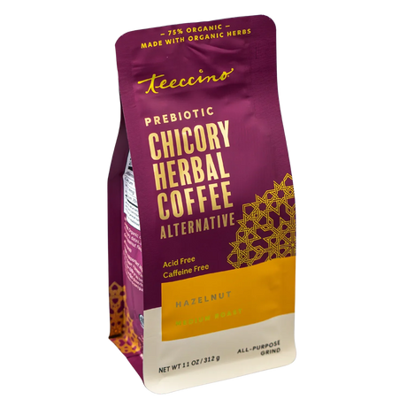 Café de hierbas de achicoria y avellana