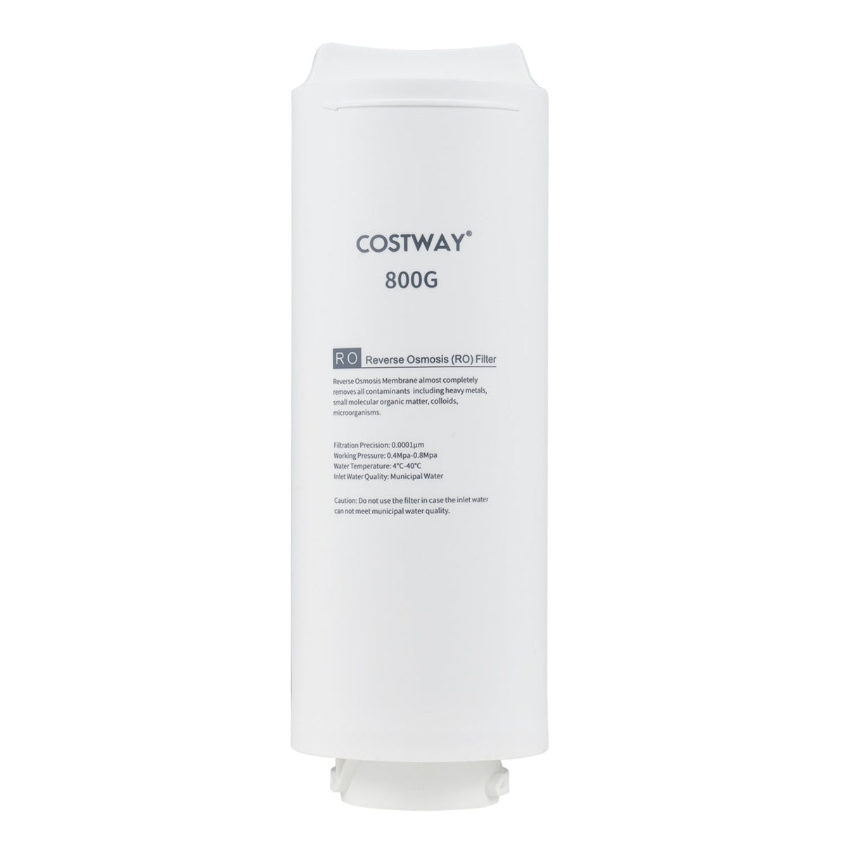 Filtro de ósmosis inversa de repuesto de 800 GPD para sistema de ósmosis inversa bajo fregadero AW-RB20/AW-RB05
