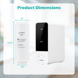 Filtro de ósmosis inversa de repuesto de 800 GPD para sistema de ósmosis inversa bajo fregadero AW-RB20/AW-RB05
