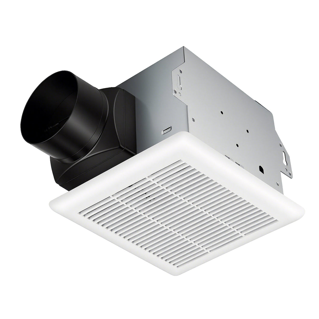 Ventilador extractor de baño de techo de 80 CFM con carcasa metálica y conducto de 4 pulgadas