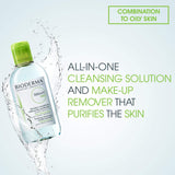 Bioderma Sebium Skincare Set for Oily Skin - Gentle Cleansing & Non-Comedogenic - Sebium H2O & Foaming Gel