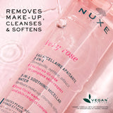 Nuxe Very Rose 3 In 1 Soothing Micellar Water - Gentle Makeup Removal & Skincare