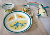 Golden Rabbit Enamelware 3-piece Child Dinner Sets