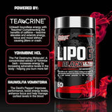 Nutrex LIPO-6 Black Ultra Concentrado, 60 Cápsulas