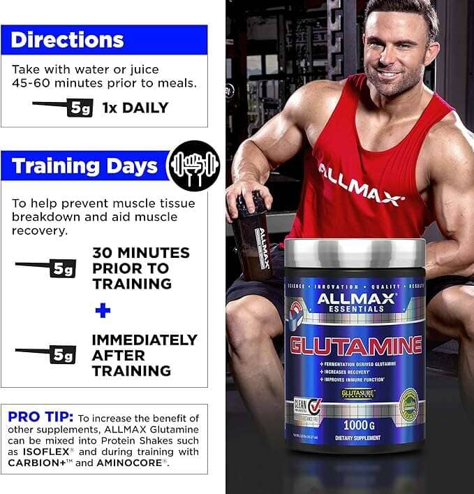 Allmax Glutamina, 80 Servicios