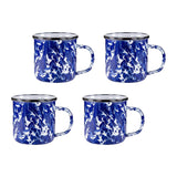 Golden Rabbit Enamelware - Set of 4 - 12oz Mugs