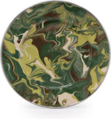 Golden Rabbit Enamelware Camouflage Sandwich Plates - Set of 4