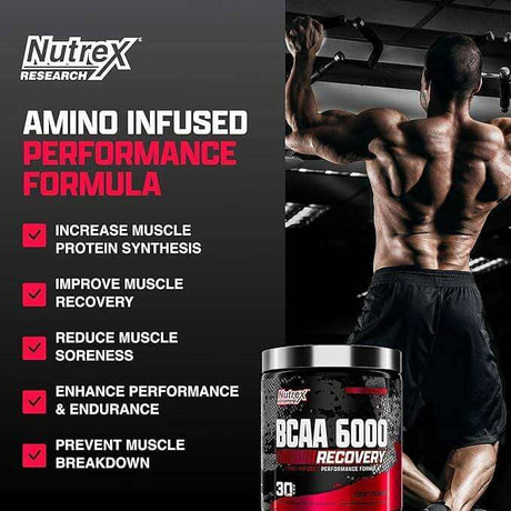 Nutrex BCAA 6000 Recuperación, 30 Dosis