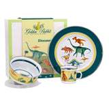 Golden Rabbit Enamelware 3-piece Child Dinner Sets