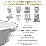 Golden Rabbit Enamelware Petite Colander