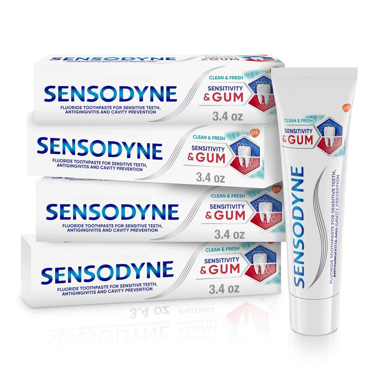 Sensodyne Mint Toothpaste for Sensitive Teeth - 3.38 fl oz - Oral Care for Sensitive Gums