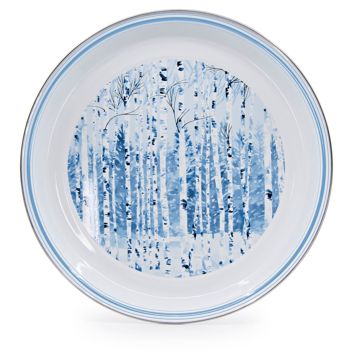 Golden Rabbit Enamelware Medium Tray