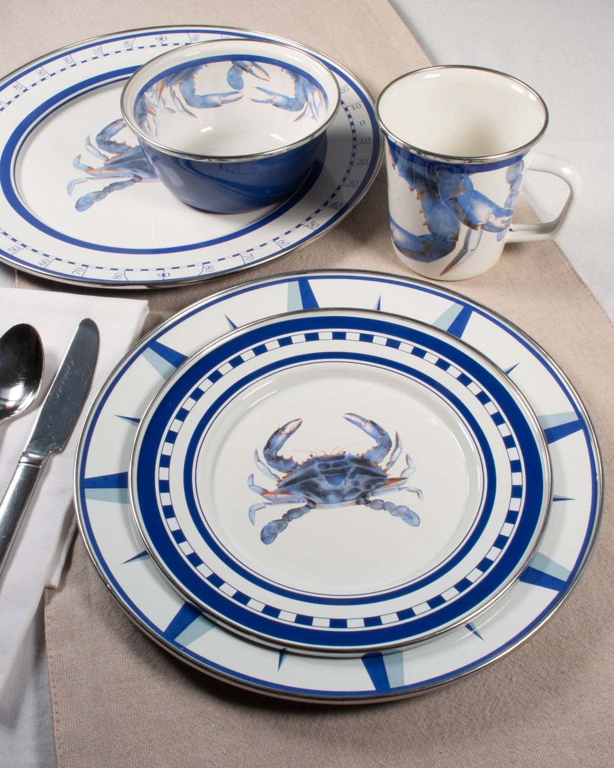Golden Rabbit Enamelware Medium Tray