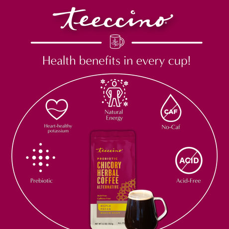 Café Herbal de Achicoria con Nuez y Arce
