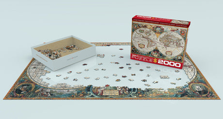 Puzzle: The BIG Puzzle Collection - Antique World Map