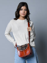 Sorprendente bolso étnico Ajrakh