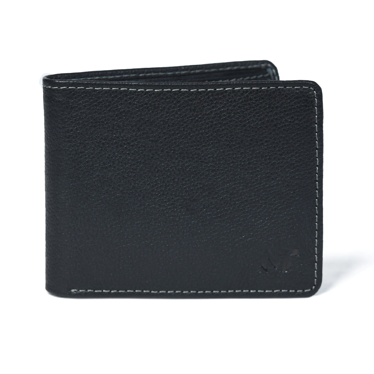 Billetera clásica de cuero negro
