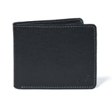 Billetera clásica de cuero negro