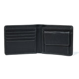 Billetera clásica de cuero negro