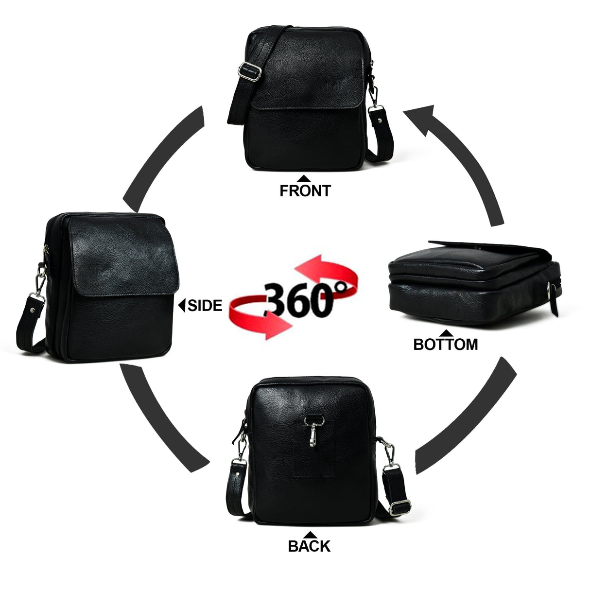 Bandolera Enzo Negra