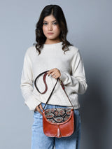 Sorprendente bolso étnico Ajrakh