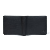 Billetera clásica de cuero negro