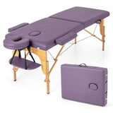 Mesa de masaje plegable de 84 pulgadas con bolsa de transporte y altura ajustable