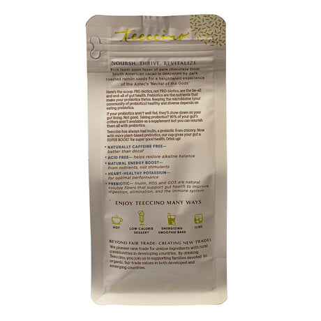 Café herbal prebiótico SuperBoost de chocolate negro