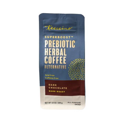 Café herbal prebiótico SuperBoost de chocolate negro