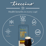 Café herbal prebiótico SuperBoost de chocolate negro