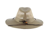 Sombrero Fedora de lona Outback Dorfman Pacific Traveler (liquidación)