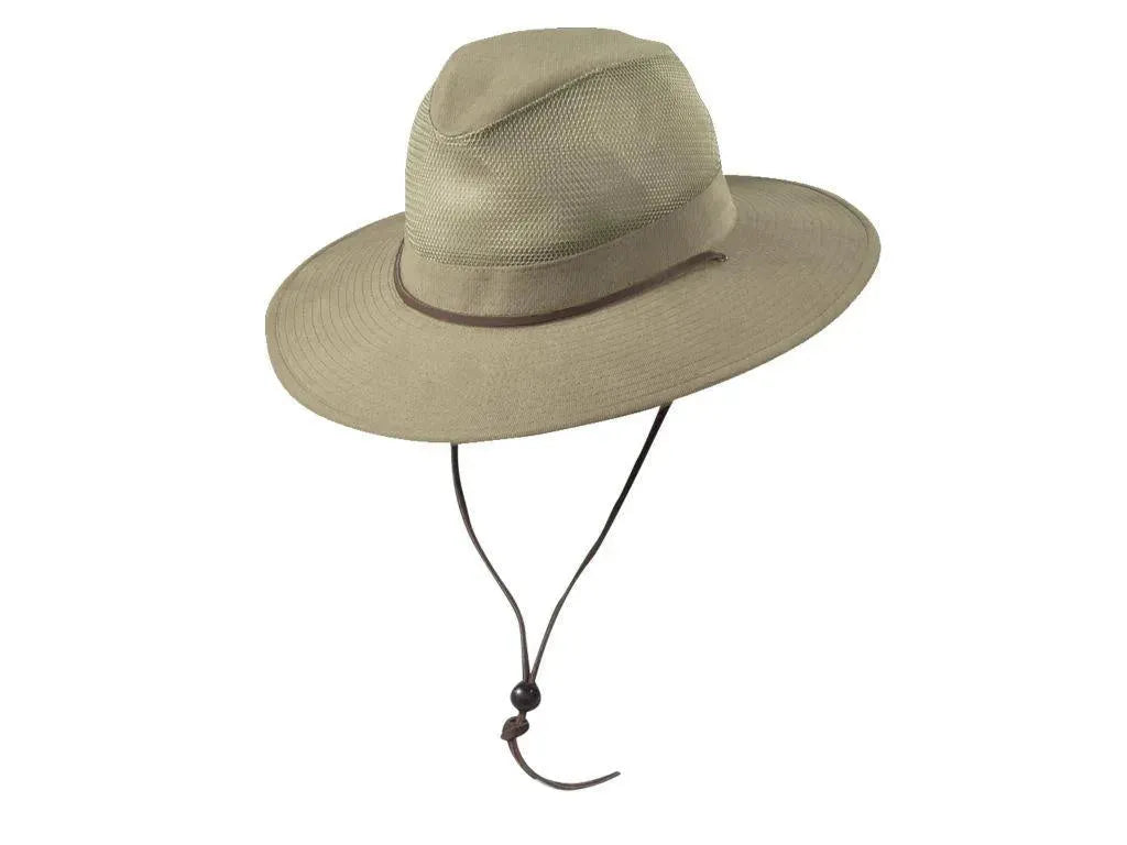 Sombrero Fedora de lona Outback Dorfman Pacific Traveler (liquidación)