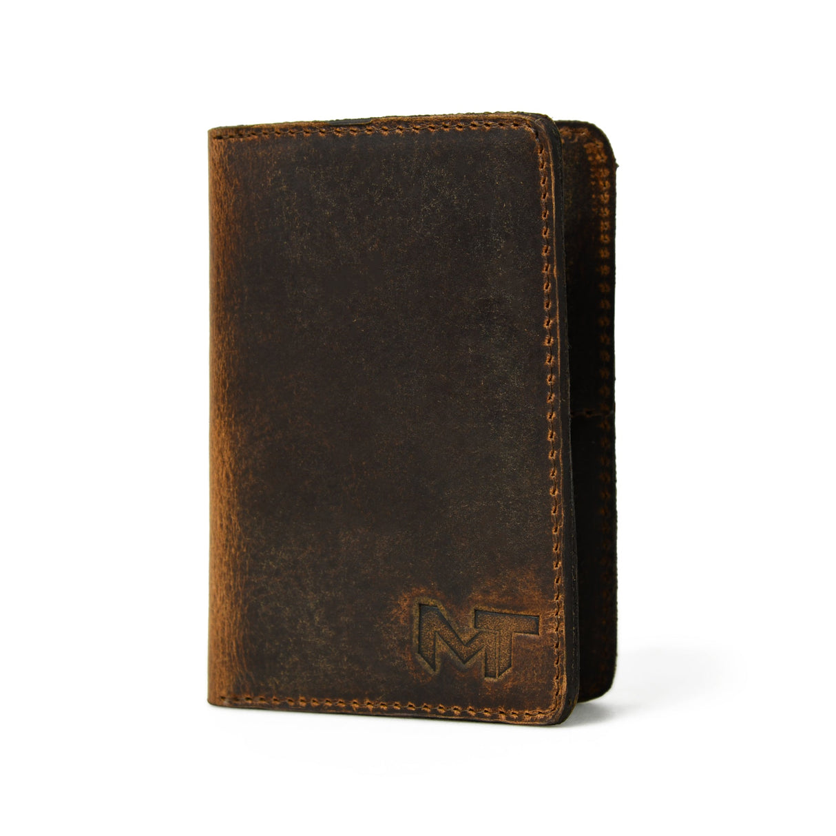 Funda de piel Passport Plus - Marrón