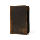 Funda de piel Passport Plus - Marrón