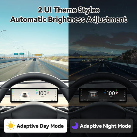 TESERY 8.8 Inch Touch Screen Instrument Cluster Dashboard Display for Model 3 / Y