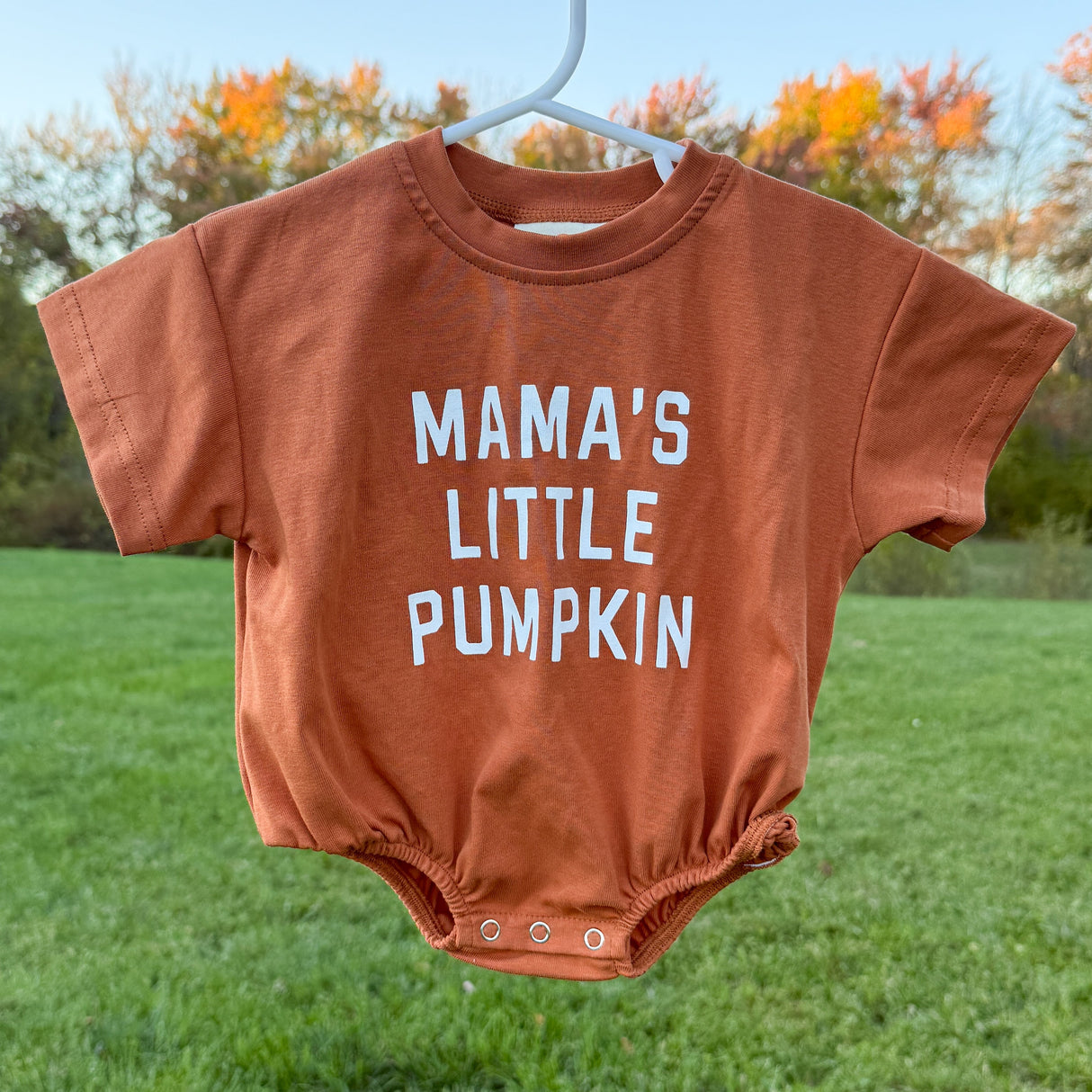 Mameluco con camiseta "La Calabacita de Mamá"