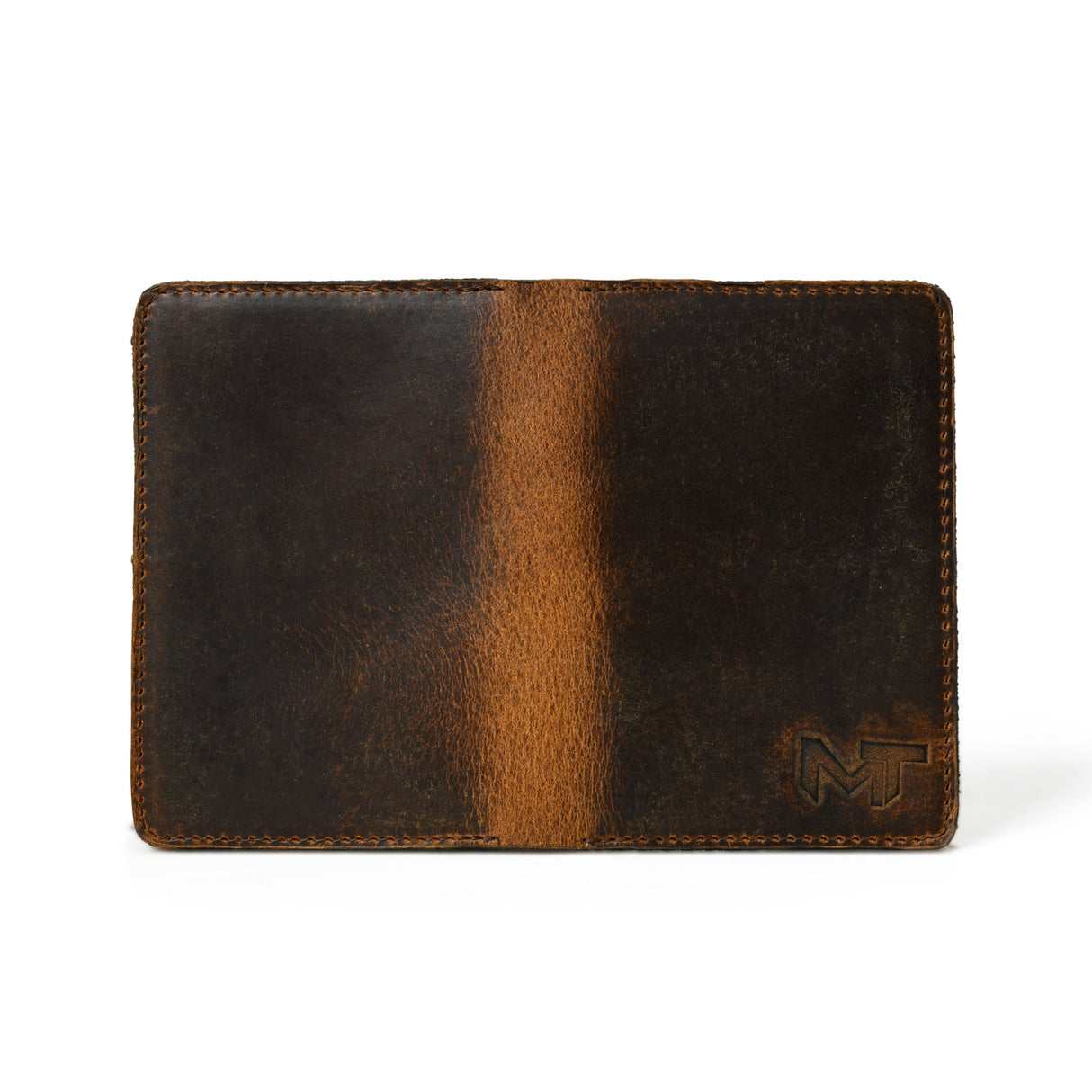 Funda de piel Passport Plus - Marrón