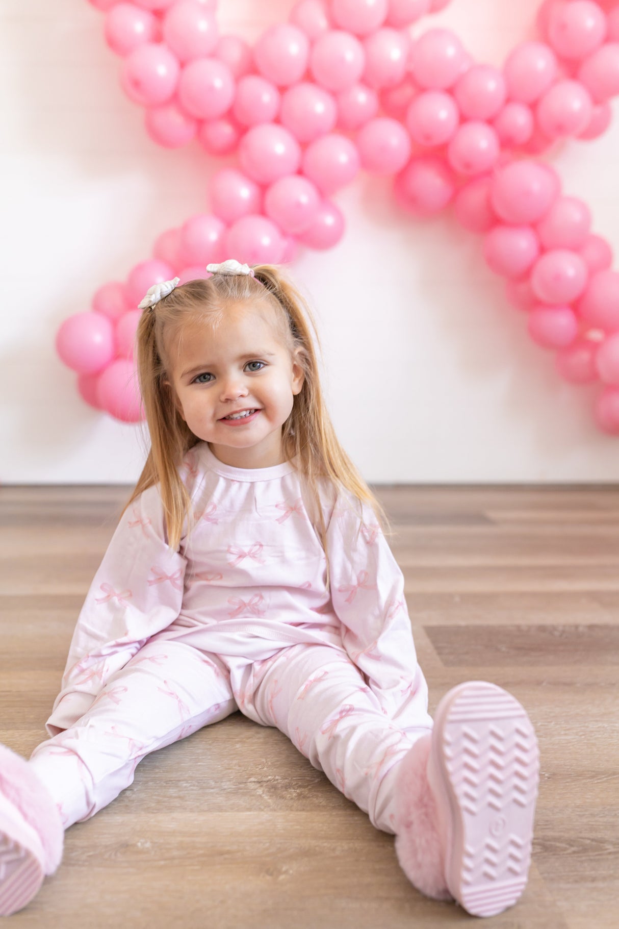 Blushing Bows Conjunto de salón modal *0-3m y talla 5 restantes