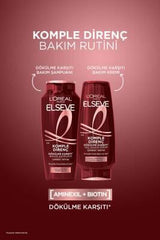 Loreal Elseve Anti Hair Loss Shampoo: Komple Diren� with Arginine & Vitamin B5, Strengthens Thinning Hair, 300ml