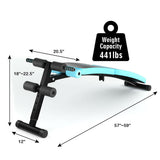 Entrenador Abdominal Twister con Banco de Ejercicios de Altura Ajustable