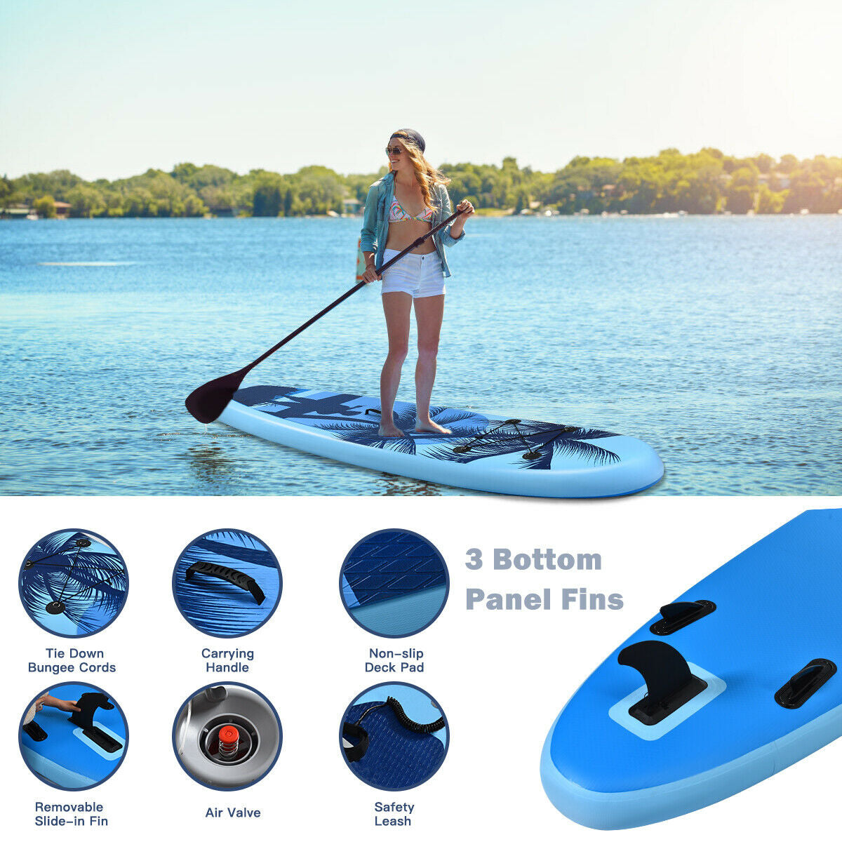 Tabla de paddle surf hinchable para adultos y jóvenes